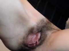 Big clit-furry pussy-anal masturbation